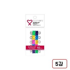 바이하츠)팬시슈파크립, (미니/10입/N3155300) 5개
