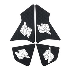 YZ125R YZ250R 2015-2021용 블랙/화이트 탱크 트랙션 사이드 패드 무릎 보호 장치