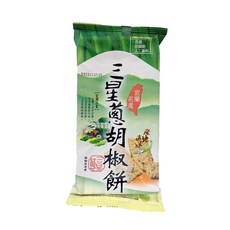 康成食品 三星蔥胡椒餅 鹹蛋黃餅 100g 植物五辛素, 1個, 康成-三星蔥胡椒餅100G