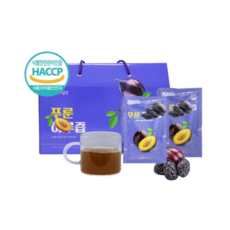 푸룬 즙 주스 서양 자두 상쾌한 아침 낮은 GI 지수 식약처 해썹, 30개, 70ml