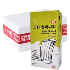 아이스박스포함 선인 DB 컬리나리 1kg 쿠킹크림 로제소스, 1개