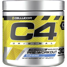 CELLUCOR C4 經典運動前補充品 藍樹莓, 1個, 195g
