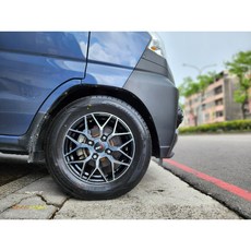 土城輪胎王 台製 14吋鋁圈 黑底黑透 4/100 4/114.3 菱利 專用框 A180 A190, 1個