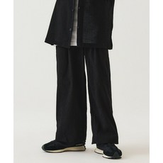 무신사 스탠다드 MUSINSA STANDARD KIDS 크링클 원 턱 와이드 밴딩 팬츠 [블랙] MKEPC4K11-BK 427718