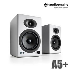 Audioengine A5+ 主動式書架喇叭 aptX HD 藍牙5.0無線傳輸, 白色
