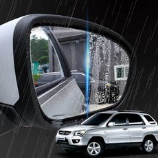구형 스포티지 전용 사이드미러 발수 코팅 필름, 창문용 150x200, 1개
