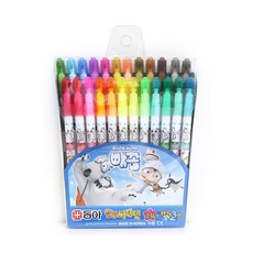 동아 샤프식 색연필 (빼꼼) / 돌돌이 색연필, 24색, 24색, 단품