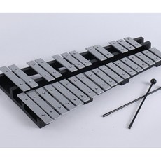 32음실로폰 글로켄슈필 전문가 성인용 타악기 실로폰 접이식, 1개, 30음 - 접이식 - 가방 포함