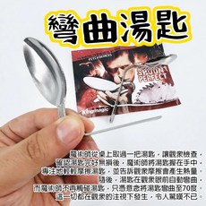 廢物專賣店 彎曲湯匙 意念魔術 特異功能 魔術道具 上課無聊小玩具 生日禮物 交換禮物, 1個