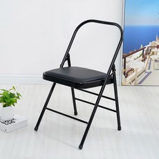 접이식 요가 전문 아이양거 보조기구 의자 전용, 기본 색상, 블랙 요가 체어 1.2 강화 3바