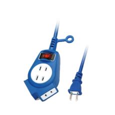 POWER BULL動力公牛 動力線 PB-914-10 PB-914-15 1切4插 節能 工地 露營 工程, 藍色, 1個, 10m