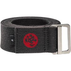 만두카 Manduka 요가 스트랩 정렬 튼튼하고 내구성이 뛰어난 면 웨빙과 조절 가능한 버클이 있어 스트레칭 요가 필라테스 및 일반 피트니스를 위한 미끄럼 방지 지지대. 가성비, Thunder, 1개