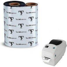 3롤 2.24인치 x 244피트 프리미엄 수지 리본 57mm 74m 검정 열전사 - 제브라 TLP2824 TSC 고덱스 허니웰 2인치 데스크탑 라벨 프린터와 호환 1/2인치 코, 1 Roll 2.24" x 244'