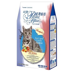 LCB 藍帶廚坊 海陸雙拼 乾飼料 1.36kg, 化毛 + 潔牙配方, 1袋