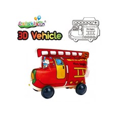 MB7 탈것 소방차 공예용품