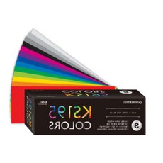 KS195 색상 색채 컬러칩 색상표 컬러 가이드 195색 S 소형 종이나라, 1개