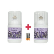 화장실 실내 자동분사기 방향제 리필, 2개, 230ml, 라벤더클래식