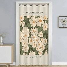 【格森】空調簾門簾免打孔臥室隔斷簾空調擋風簾子家用廚房厠所遮擋衛生間, 款式12,（適用50-70門框內徑）100寬度-1