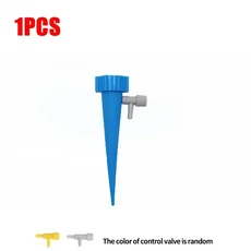 급수장치 자동 급수 장치 키트 정원 물방울 관개 제어 시스템 식물 꽃용 조절 가능한 밸브, 01 1PC Blue