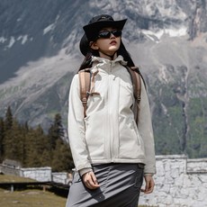 JDUDS 戶外秋冬防水加絨軟殼衝鋒外套