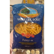 Valle Del Sole 螺旋麵 Fusilli 44 義大利杜蘭小麥義大利麵 500克, 500g, 1個