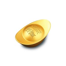 迷你金元寶擺件, 合金沙