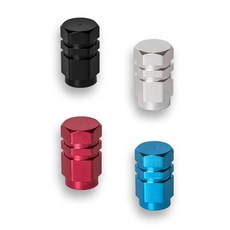 YSA 汽車氣嘴蓋(4入/組) 輪胎氣嘴保護蓋 防塵耐用 提升愛車質感 多色可選, 銀色, 1個