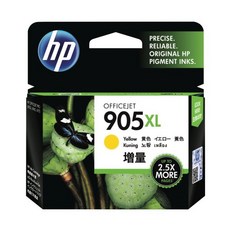 HP 905XL 原廠墨水匣，適用於6960 6970 909 909XL，高印量，色彩鮮明，品質保證, 1個, 原廠HP905XL黃高容量