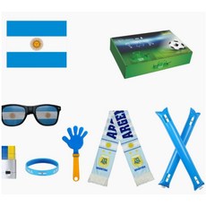 SeekFun 2026월드컵 응원용 응원도구 세트 막대풍선 응원풍선 스틱벌룬 손뼉짝짝이 응원머플러, 1개, 아르헨티나