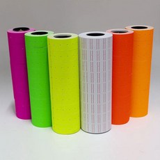 칼라라벨용지10롤 가격표시기 가격표 라벨지 라벨기, 라벨지 10롤 화이트