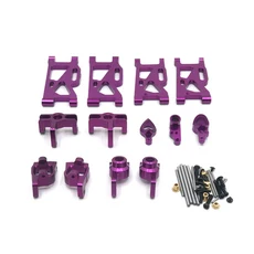 Wltoys 144010 02 -16-18 RC 자동차 금속 업그레이드 액세서리, 06 Purple six-piece