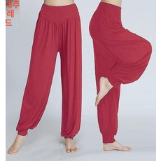 여성 요가 팬츠 캐주얼 벨로아 밴딩 스포츠 코튼 따뜻한, 주주레드, 3XL