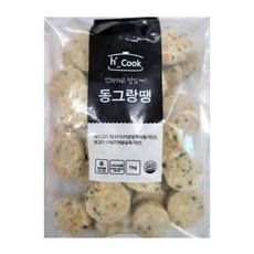 [업소용식자재]XCGU-(냉동) 현대그린 동그랑땡 1kgx2