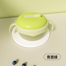 新款多功能碗寶寶自主吃飯保溫碗兒童ppsu注水保溫碗定製餐具套裝, 1個, 青提綠【不鏽鋼款內膽】:無規格