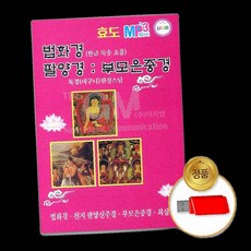 더지엠USB독경원정스님법화경 팔양경부모은중경, 본상품