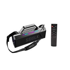 (商家推薦)SODLK聲萊客S520 150W無麥克風大功率重低音音箱 可接大孔徑麥克風電子樂器功能多, 黑色附遙控器