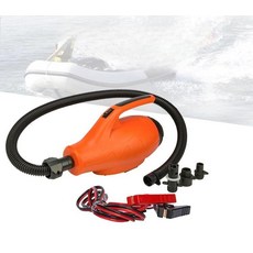 고무보트 에어펌프 대용량 캠핑 충전 고무 충전식 바람 에어 고압 펌프 차박 공기주입기, 고출력 고압 인플레이터 차량용