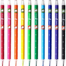 동아 미피 슬림색연필 낱개 / 2mm / 가는 심 / 돌려쓰는 색연필 / 캐릭터 색연필, 초록