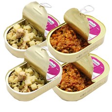보카쥬 치킨바스크 포크샐러드 프랑스전투식량 RCIR 해외비상식량 세계비상식 재난식 보존식, 4개, 285g