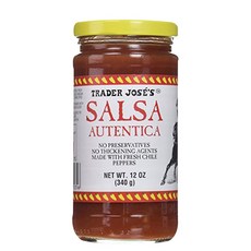 트레이더조 살사 소스 340g Trader Joes Salsa Autentica 12 oz, 1개