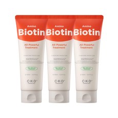 (150ml) 씨케이디 아미노비오틴 트리트먼트 150ml 2+1 / 단백질 두피비듬케어 무실리콘 탈모완화, 1개, 150ml