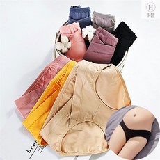 고무줄없는 통기성속옷 배앓이방지팬티 임산부용 하이웨스트 순면 데일리 산모속옷