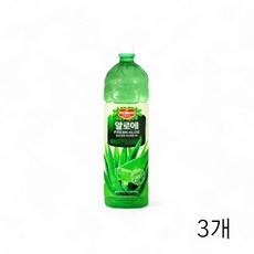 델몬트 알로에주스 1.5Kg X 3개 사무실 탕비실음료수, 1