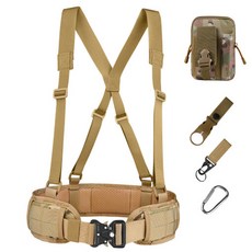 ETUDIER 탄띠 밀리터리 X반도 전술벨트 공구파우치 고리3종, 위장베이지, 1개