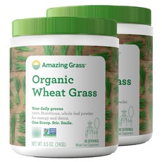 Amazing Grass 小麥草粉, 2罐, 240g