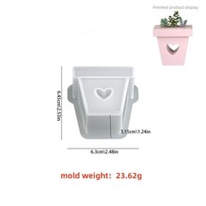 하트 모양 티 세트 양초 컵 장식 실리콘 몰드 DIY 석고 콘크리트 커피 트레이 레진 공예 주조, 01 cup mold, 1개