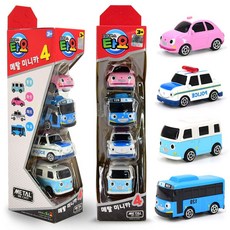 백화점 출고 꼬마버스 타요 베이비 메탈미니카 4종세트