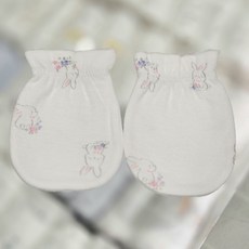 [AK플라자] [압소바] 리본코튼모달손싸개 A2D11201 IVORY, 사이즈, F(2M)