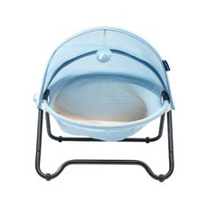 貓吊床 貓窩 可拆洗 四季通用 懸掛吊籃, 冰藍色(夏季), 1個