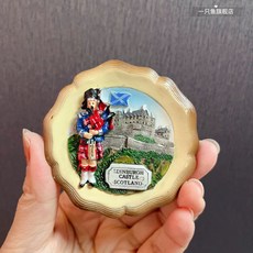 마카오마그넷 마카오기념품 성바울성당 마그네틱 마카오성당 냉장고 세계, DG. 빈티지 디스트레스드 스코틀랜드 스타일